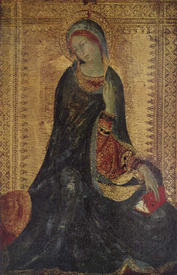 Simone Martini The Madonna From the Annunciation
